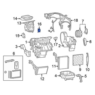 Chrysler OE - HVAC Defrost Mode Door Actuator