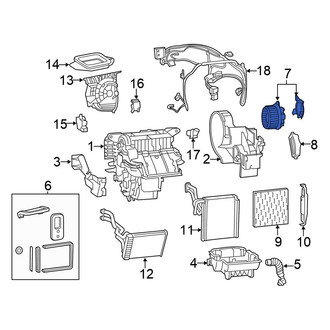 Chrysler OE - HVAC Blower Motor Assembly
