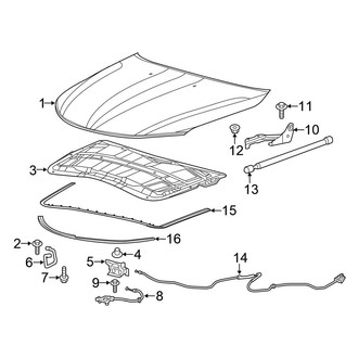 Chrysler OE - Hood & Components