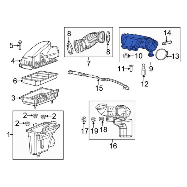 Engine Air Intake Resonator