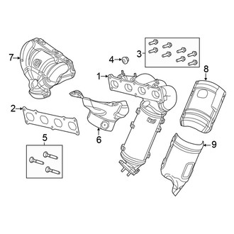 Chrysler OE - Exhaust System - Exhaust Manifold (2.4L)