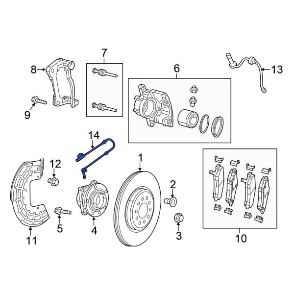 ABS Wheel Speed Sensor