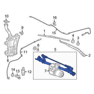 Chrysler OE - Wiper Motor