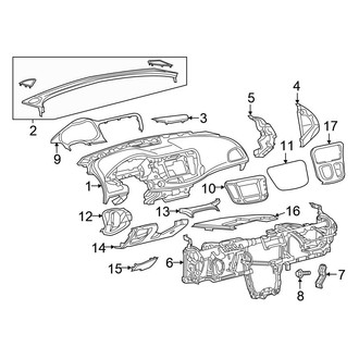 Chrysler OE - Instrument Panel Components