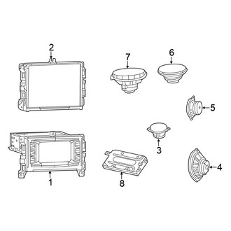 Chrysler OE - Instrument Panel - Sound System