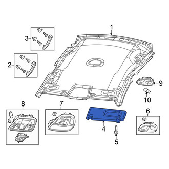Chrysler OE - Left Sun Visor
