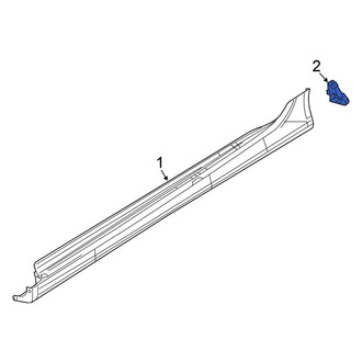 Chrysler OE - Right Rocker Panel Molding Bracket