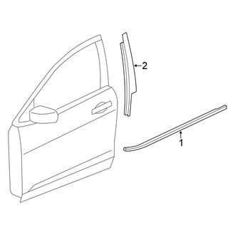 Chrysler OE - Front Door - Exterior Trim