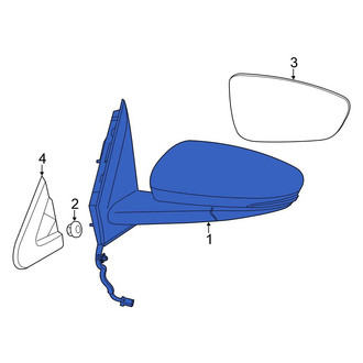 Chrysler OE - Front Left Door Mirror