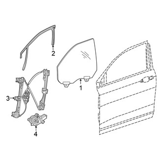 Chrysler OE - Front Door - Glass & Hardware