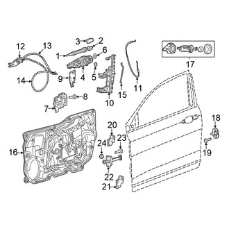 Chrysler OE - Front Door - Lock & Hardware