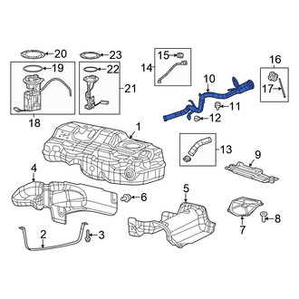 Chrysler OE - Fuel Filler Hose