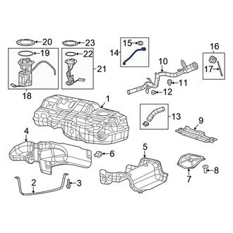 Chrysler OE - Evaporative Emissions System Lines