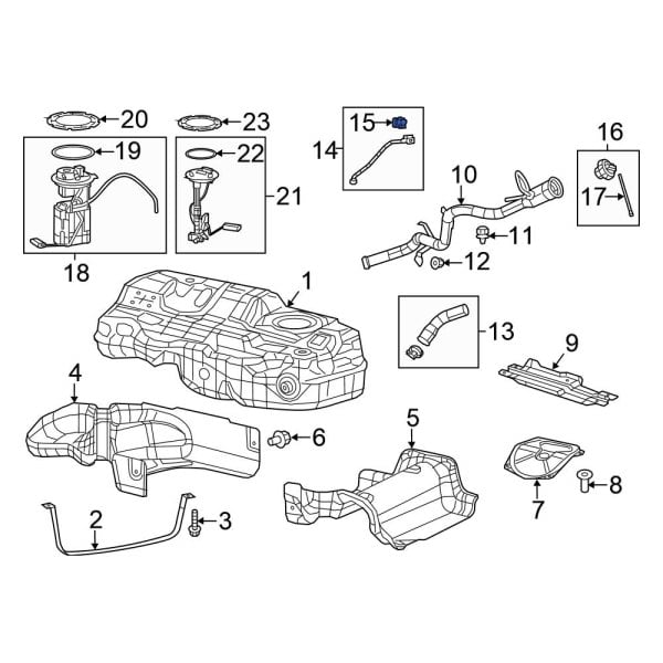 Chrysler OE 68525698AA Evaporative Emissions System Leak Detection Pump