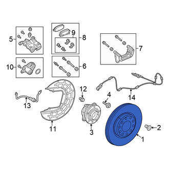 Chrysler OE - Rear Disc Brake Rotor