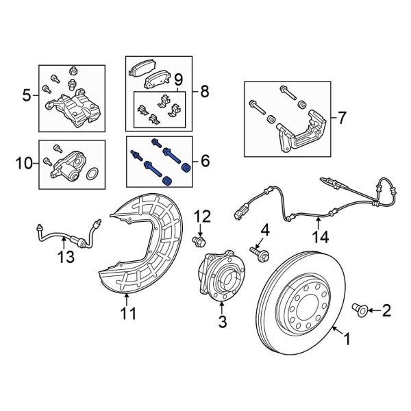 Disc Brake Caliper Pin