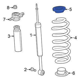 Chrysler OE - Rear Upper Coil Spring Insulator