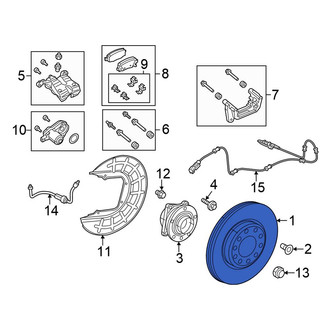 Chrysler OE - Rear Disc Brake Rotor
