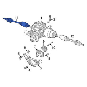Chrysler OE - Rear Right CV Axle Assembly