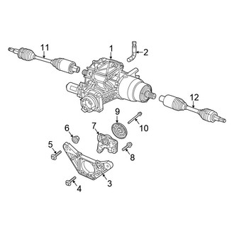 Chrysler OE - Rear Suspension - Axle & Differential (AWD)