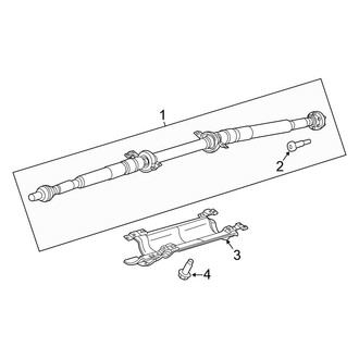 Chrysler OE - Rear Suspension - Drive Shaft (AWD)