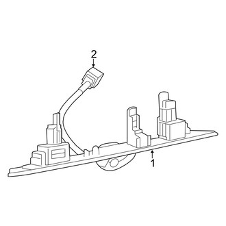 Chrysler OE - Rear Lamps - License Lamps