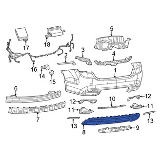 Chrysler OE - Rear Valance Panel