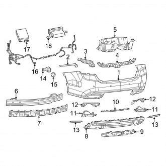 2015 Chrysler 200 OEM Bumpers | Front & Rear — CARiD.com