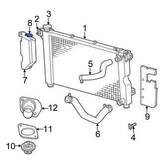Chrysler OE - Engine Coolant Reservoir Cap