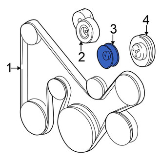 Chrysler OE - Accessory Drive Belt Idler Pulley
