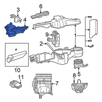 Chrysler OE - HVAC Unit Case Cover