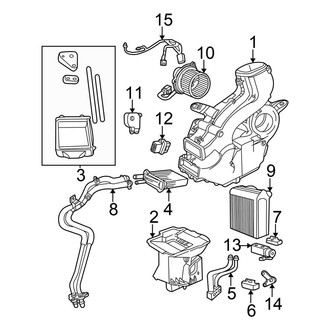 Chrysler OE - Air Conditioner & Heater - Auxiliary A/C & Heater Unit