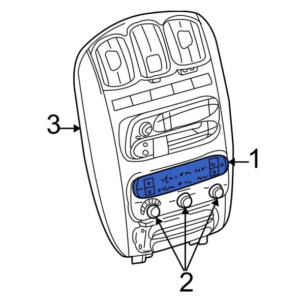 HVAC Temperature Control Panel