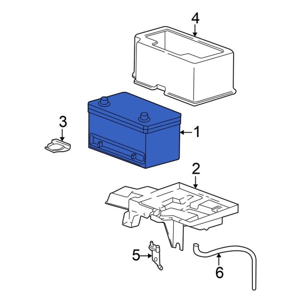 Chrysler OE BB34F101AA - Vehicle Battery