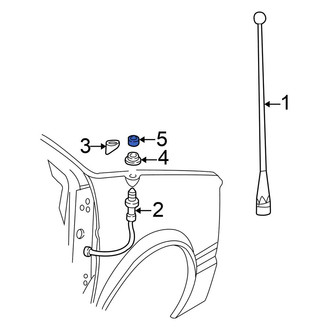 Chrysler OE - Radio Antenna Base Cap