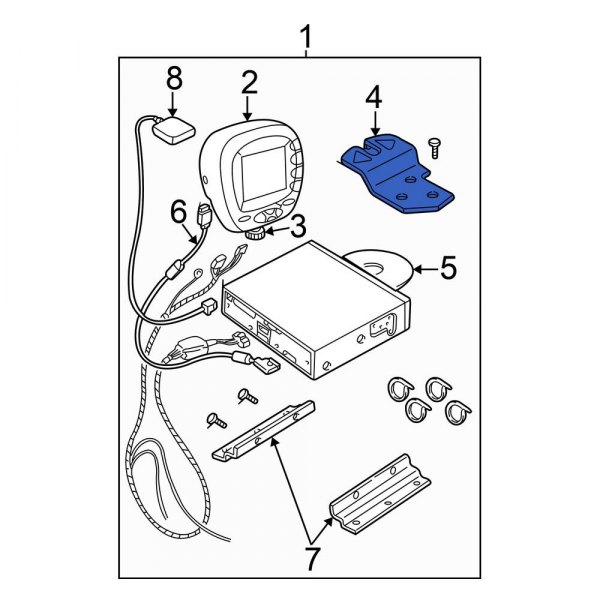 GPS Navigation System Bracket