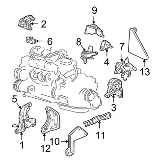 Chrysler OE - Engine / Transaxle - Engine & Transmission Mounting (3.8L)