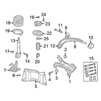Chrysler OE - Front Suspension - Suspension Components