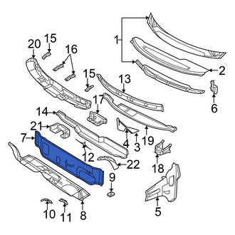 Chrysler OE - Front Upper Firewall
