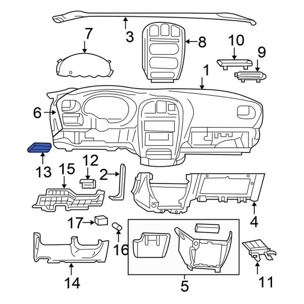 Parking Brake Pedal Release Handle