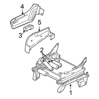 Chrysler OE - Seats & Tracks - Tracks & Components (Power)