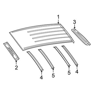 Chrysler OE - Roof - Exterior Trim