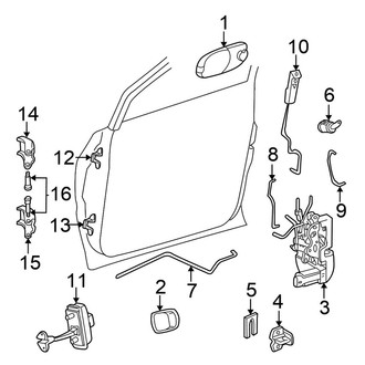 Chrysler OE - Front Door - Lock & Hardware
