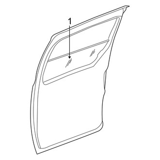 Chrysler OE - Side Loading Door - Glass & Hardware