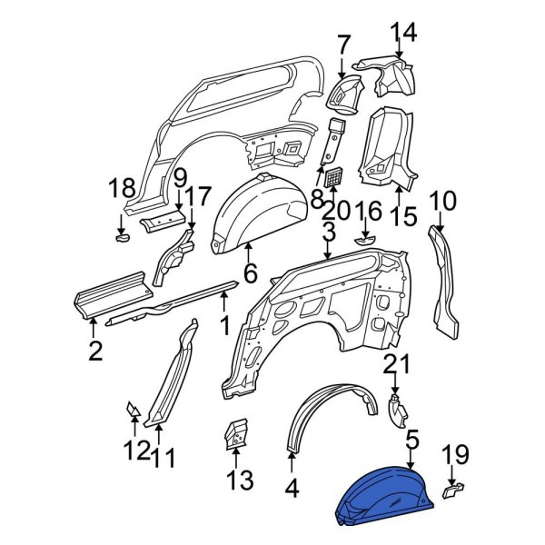 Wheel Housing Side Panel