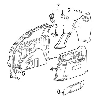 Chrysler OE - Side Panel - Interior Trim