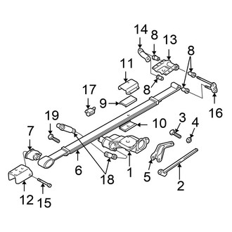 Chrysler OE - Rear Suspension - Suspension Components