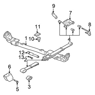 Chrysler OE - Rear Suspension - Suspension Components (AWD)