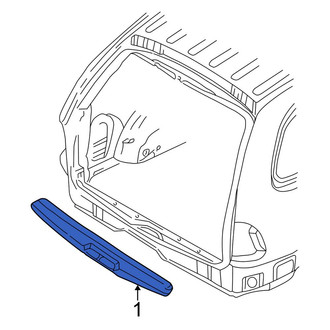 Chrysler OE - Rear Liftgate Trim Scuff Plate