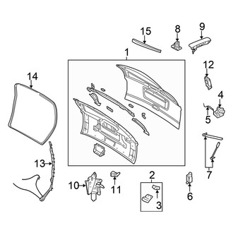 Chrysler OE - Lift Gate - Gate & Hardware